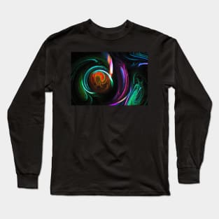 Fractal Swirl Long Sleeve T-Shirt